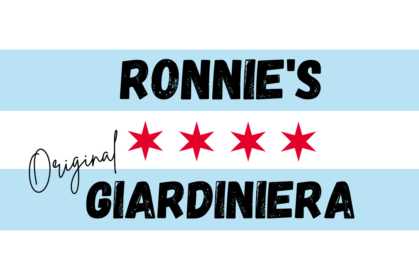 Ronnie's Giardiniera Sticker