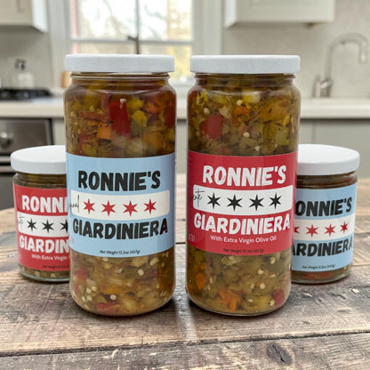 Large Rovente (Hot) Giardiniera, 16oz