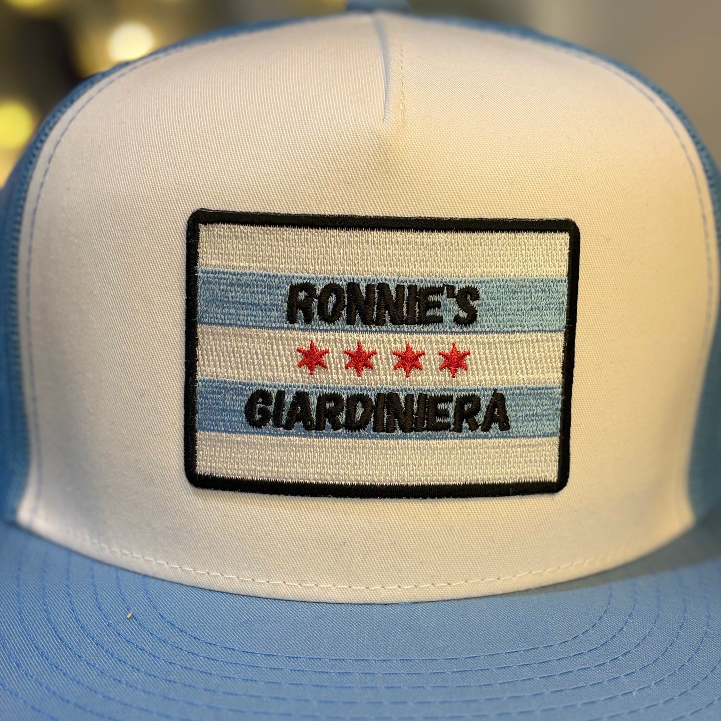 Flat Bill Trucker Hat