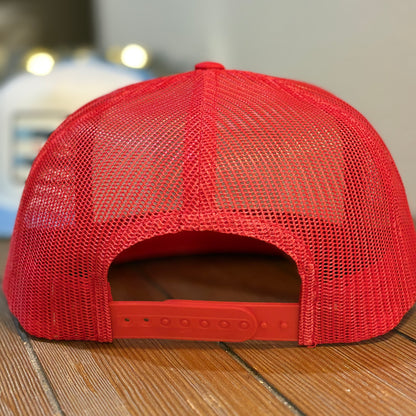 Flat Bill Trucker Hat