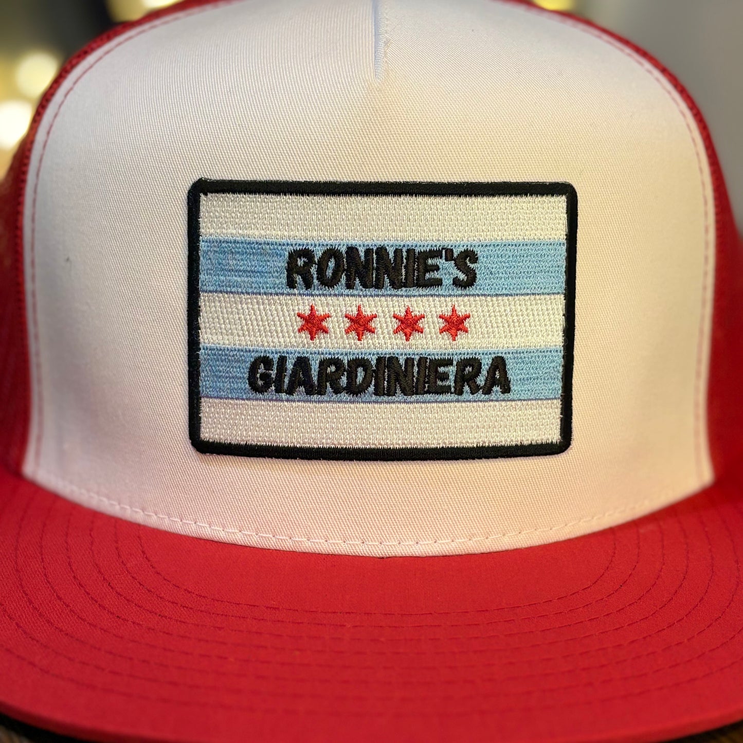 Flat Bill Trucker Hat