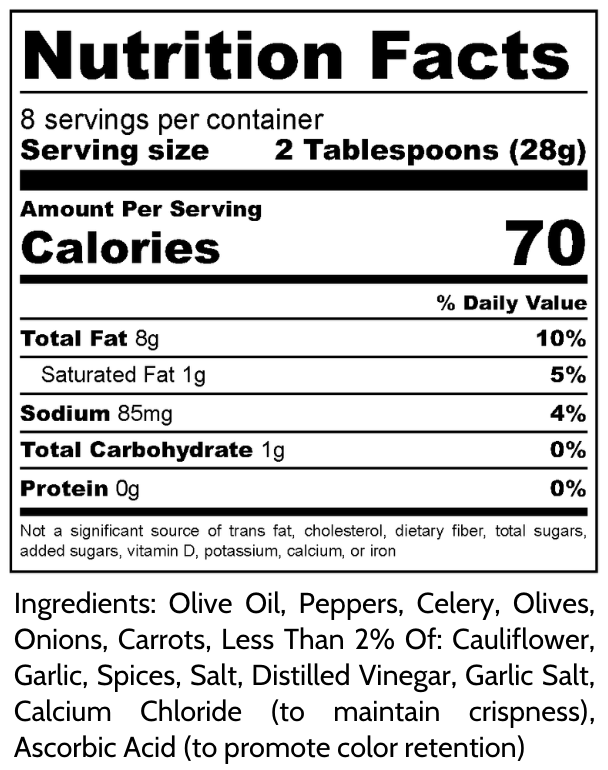 Ronnie's Giardiniera