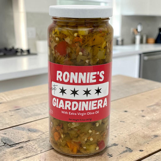 Large Rovente (Hot) Giardiniera, 16oz